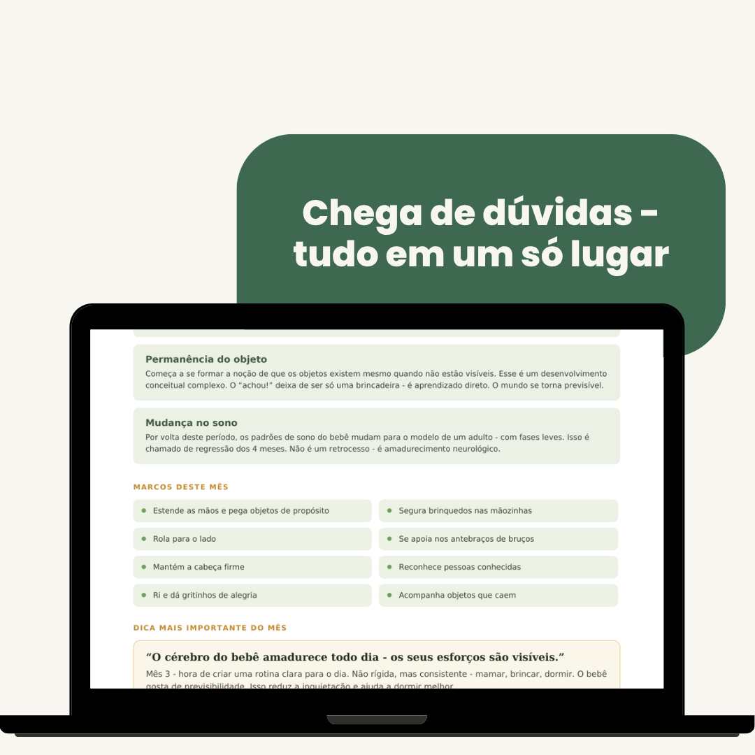 Guia Personalizado de Desenvolvimento do Bebê
