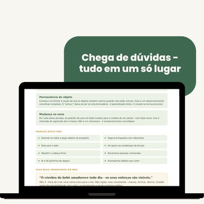 Guia Personalizado de Desenvolvimento do Bebê